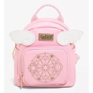 BNWT Cardcaptor Sakura Pink Micro Mini Backpack with Wings
